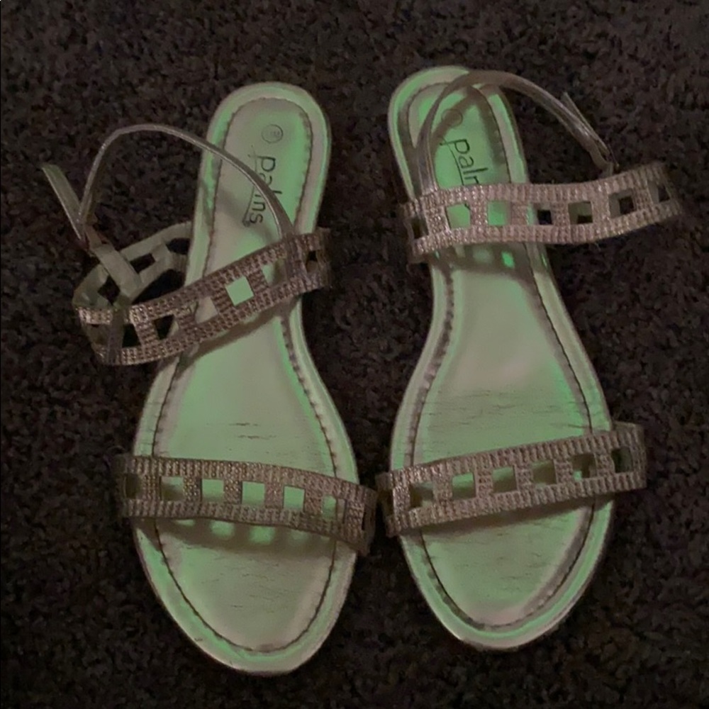 Gold sandals